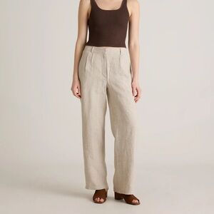 Quince 100% European Linen Pleated Trouser size 6